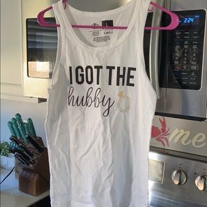 NWT!! Wedding tank top